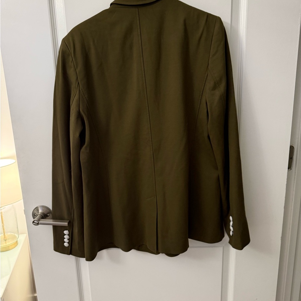 Ralph Lauren Olive Green Crest Patch Blazer - Picture 4 of 4